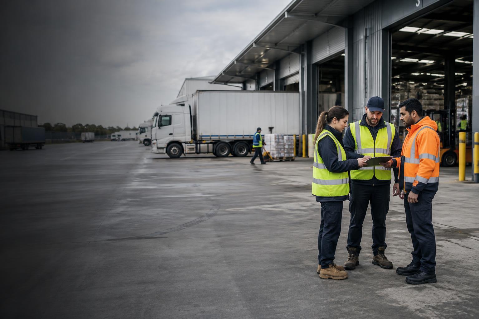 People at work in transport & logistics
